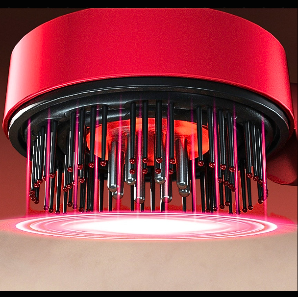 Golden Scalp – Rot-Licht Kopfhaut Massagekamm