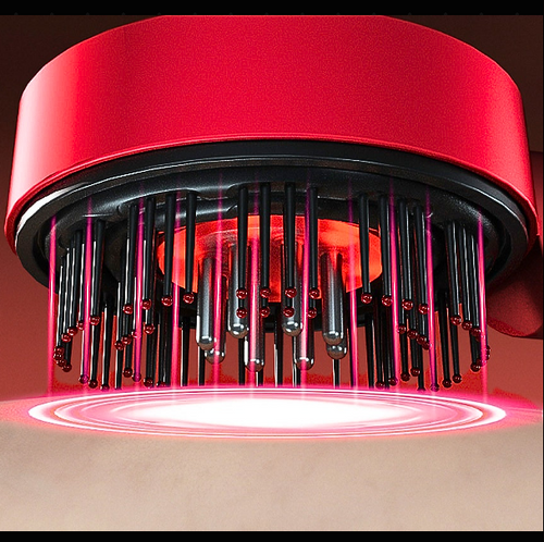 Golden Scalp – Rot-Licht Kopfhaut Massagekamm